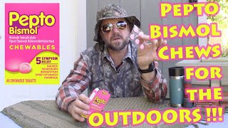 Pepto Bismol Chewables for camping [upl. by Hudnut]