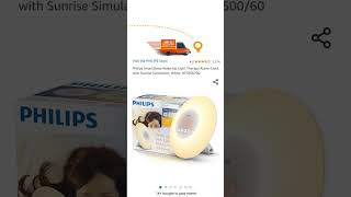 Philips SmartSleep WakeUp Light Therapy Alarm Clock with Sunrise Simulation White HF350060 [upl. by Arelus]