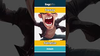 🇬🇧🇫🇷 frenzy  frénésie  vocabulary builder  learn English  apprenons langlais [upl. by Eyt811]