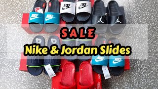 NIKE amp JORDAN SLIDES SA MURANG HALAGA [upl. by Maupin411]