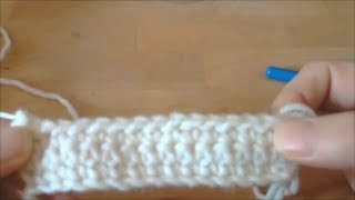 Cours de crochet N°13  La Maille Coulée [upl. by Eyde]