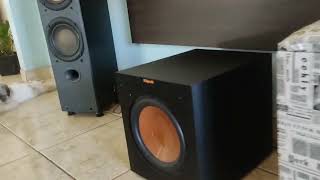 testando subwoofer klipsch R100sw [upl. by Corb85]