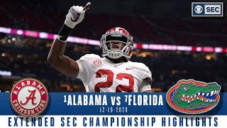 SEC Championship Extended Highlights 1 Alabama Crimson Tide vs 7 Florida Gators  CBS Sports HQ [upl. by Atul]