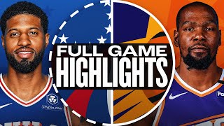 76ERS at SUNS  FULL GAME HIGHLIGHTS  November 4 2024 [upl. by Jorgenson]