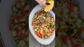 The easiest delicious Salad shirazi salad persian salad shorts asmr viralshorts [upl. by Berenice]