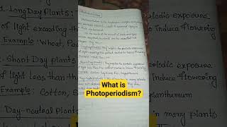 What is Photoperiodism in plants  biology class11biology shortsfeed shortsviral [upl. by Yblehs]