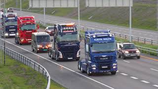 Konvoi til Gardermoen 2017  truckers night [upl. by Atteuqihc77]