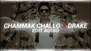 Chammak Challo X Drake Mashup edit audio [upl. by Eesak904]