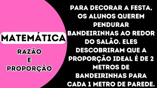 Para decorar a festa os alunos querem pendurar bandeirinhas ao redor do salão Eles descobriram que [upl. by Caron]