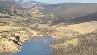 BC Chilcotin river Battered by massive landslide  flash flood is imminent [upl. by Blaire]