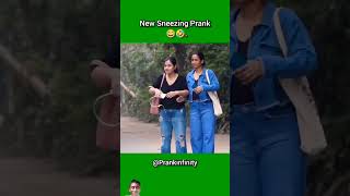 new sneezing 🤧 prank on girlfunnyshorts 😭😭🤣🤣🤣 [upl. by Fogel309]