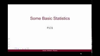 Intro to Statistics [upl. by Nahshunn611]