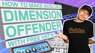 4 FREE VSTS for CRAZY ACID 303  DIMENSION OFFENDER Ableton Tutorial [upl. by Field]