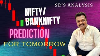 Nifty prediction for tomorrow  Nifty bank nifty prediction SD’s Analysis [upl. by Ahtnahc]