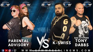 Parental Advisory vs KSwiss and Tony Dabbs video via epw wrestling on youtube [upl. by Addiel691]