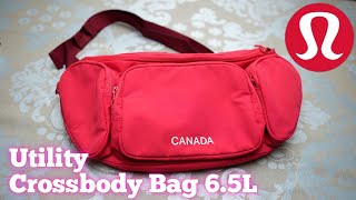 lululemon Utility Crossbody Bag 65L Review [upl. by Dahle]