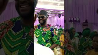 FEMI ADEBAYO SALAMI SHOWED STEEZE GREAT WHILE ON STAGE WITH BOYEBEST AT FAITHIA’S LATE DAD BURIAL [upl. by Adnorrahs]