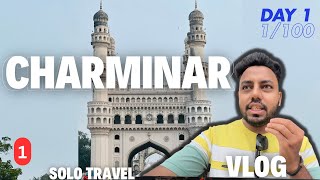 Day1 Charminar Hyderabad Ke Sabse Famous Place amp Bahot Badi Market Bhi Yahin Hai … [upl. by Mingche]