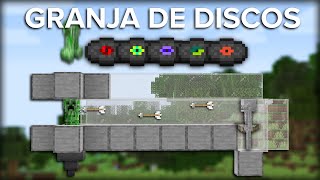 Minecraft Granja de Discos de Música  Más de 150 Discos por Hora  ¡Totalmente Automática [upl. by Yrailih]