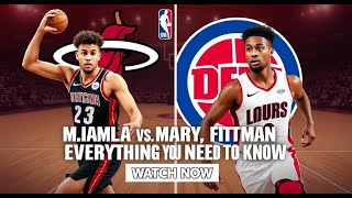 NBA Cup Miami Heat vs Detroit Pistons – Everything You Need to Know  Nov 12 2024quot [upl. by Borreri]