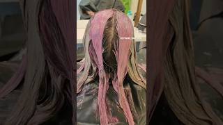 Loreal professional majirel glow d22 with 735 Zigzag balayage balayage hair viral shorts [upl. by Latea]