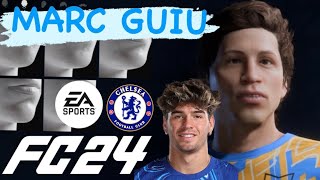 MARC GUIU EA FC 24 Face creation [upl. by Nerok]