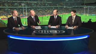 State Of Origin 2012 Billy Slater amp Arthur Beetson [upl. by Yednarb130]