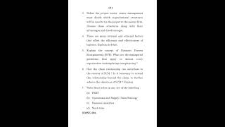 RMSE  004 December 2023 Question Paper [upl. by Meris]