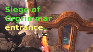 Siege of Orgrimmar entrance amp location  World of Warcraft  Mists of Pandaria [upl. by Eseila]