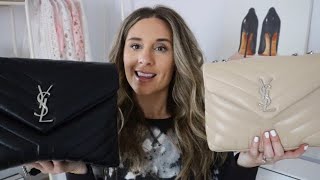 YSL SMALL LOULOU VS YSL MEDIUM LOULOU  HANDBAG COMPARISON [upl. by Wilden]