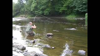 Dry Fly Fishing on the Hodder with Pat Regan [upl. by Irbua]