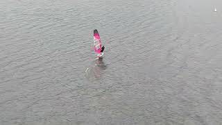 Windfoiling on Narrabeen Lake from a drone 2 [upl. by Maryann]