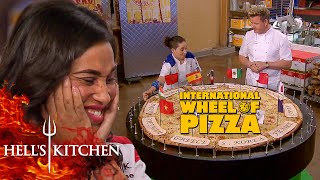 Chefs Spin The Pizza As They Face Off In An International Pizza Contest  Hells Kitchen [upl. by Oicneconi]