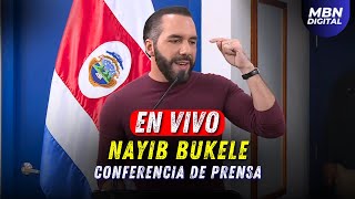 EnVivo Nayib Bukele Responde Fuertemente a la Prensa en Conferencia de Última Hora desde Costa Rica [upl. by Natsreik986]