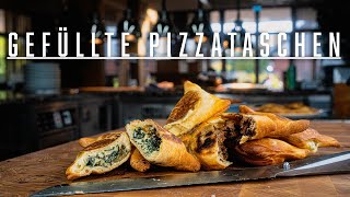 Gefüllte Pizzataschen – Kochen im Tal [upl. by Ocicnarf]