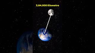 Earth 🌎 and Moon 🌙 Distance universe space cosmos jupiter planet moon facts spacefact [upl. by Rafael]