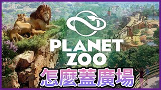 動物園之星 教你怎麼蓋大廣場  Planet Zoo 模擬經營 [upl. by Almallah553]