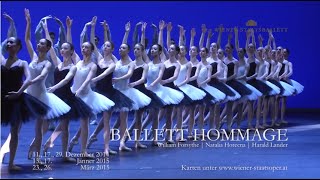 BALLETT HOMMAGE Trailer  Wiener Staatsballett [upl. by Ecined]