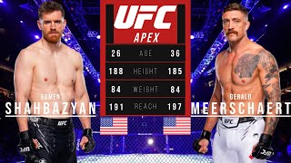 EDMEN SHAHBAZYAN vs GERALD MEERSCHAERT FULL FIGHT [upl. by Ymme]