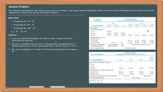 Example 14  Soil Classification by AASHTO Method [upl. by Yennek]