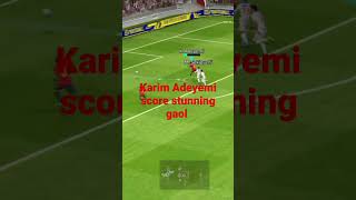 Karim adeyemi score stunning goal in efootball 2023 Mobile shorts [upl. by Happy]