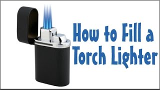 How to Fill A Torch Lighter With Butane  BoredParacord [upl. by Leugimsiul586]