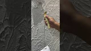 easy wall putty texture design ❤️ diy art painting 9690 67 3110 [upl. by Noit963]