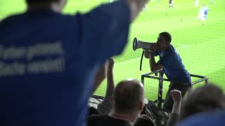 Der Trommler aus Illertissen  Fanaktion beim Spiel SpVgg Greuther Fürth II  FV Illertissen [upl. by Aroved]