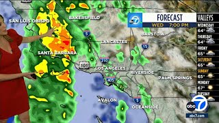 SoCal rain timeline Here’s a breakdown of when to expect heavy rain [upl. by Murtha]