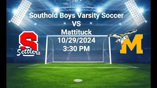 Southold Boys Varsity Soccer VS Mattituck [upl. by Laehcar]