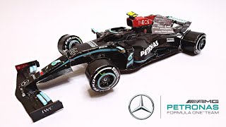 Mercedes W12 F1 car made from paper  Lewis Hamilton [upl. by Teferi]