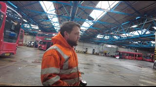 The Holy Grail  Unexpected Tour of Barking Bus Garage [upl. by Yael]