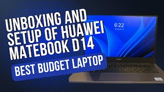 Huawei Matebook D14 2020 Overview Unboxing and Setup [upl. by Ylhsa]