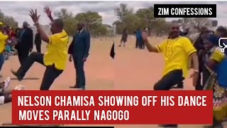 Video RaNelson Chamisa Showing Off His Dance Moves PaRally NaGogo [upl. by Stephenie]